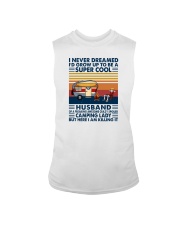 SUPER COOL CAMPING HUSBAND Sleeveless Tee tile