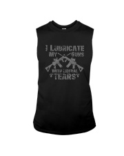 I LUBRICATE MY GUNS WITH LIBERAL TEARS Sleeveless Tee thumbnail