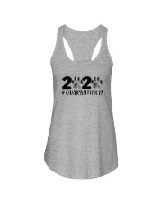 DOG PAW 2020 QUARANTINED Ladies Flowy Tank thumbnail