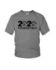 DOG PAW 2020 QUARANTINED Youth T-Shirt thumbnail
