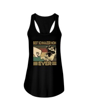 BEST SCHNAUZER MOM EVER Ladies Flowy Tank thumbnail