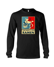 I JUST REALY LOVE RAMEN Long Sleeve Tee tile