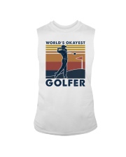 WORLD'S OKAYEST GOLFER VINTAGE Sleeveless Tee thumbnail