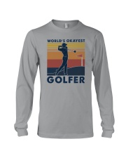 WORLD'S OKAYEST GOLFER VINTAGE Long Sleeve Tee thumbnail