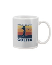 WORLD'S OKAYEST GOLFER VINTAGE Mug thumbnail