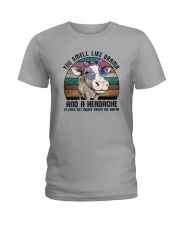 YOU SMELL LIKE DRAMA AND A HEADACHE Ladies T-Shirt thumbnail
