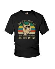 BELIEVE NOTHING AND TRUST NO ONE Youth T-Shirt thumbnail