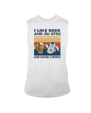 I LIKE BEER AND JIU JITSU Sleeveless Tee tile