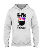 IT'S NOT A BEARD IT'S A SADDLE Hooded Sweatshirt thumbnail