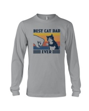 BEST CAT DAD EVER VINTAGE Long Sleeve Tee tile