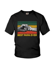 BEST PAPA EVER VINTAGE Youth T-Shirt thumbnail