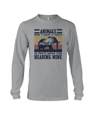 ANIMALS DON'T HAVE A VOICE Long Sleeve Tee tile