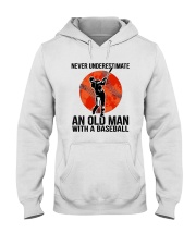 old man baseball Hooded Sweatshirt thumbnail
