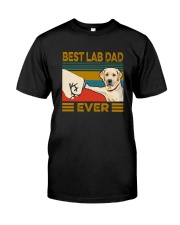BEST Labrador Retriever DAD EVER Classic T-Shirt front