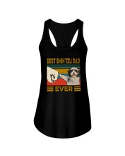 BEST Shih tzu DAD EVER Ladies Flowy Tank thumbnail