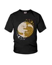 YIN YANG CATS SUNFLOWER Youth T-Shirt thumbnail