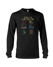 THINGS I DO IN MY SPARE TIME Long Sleeve Tee tile