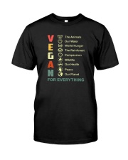 VEGAN FOR EVERYTHING Classic T-Shirt front