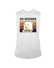OK BOOMER CAT MEME Sleeveless Tee tile
