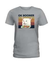 OK BOOMER CAT MEME Ladies T-Shirt tile