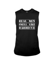 REAL MEN SMELL LIKE BARBECUE Sleeveless Tee tile