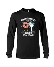 DONUT FORGET TO WASH YOUR HANDS Long Sleeve Tee thumbnail
