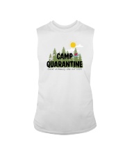 CAMP QUARANTINE SOCIAL DISTANCING CLUB SINCE 2020 Sleeveless Tee tile
