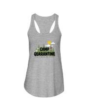 CAMP QUARANTINE SOCIAL DISTANCING CLUB SINCE 2020 Ladies Flowy Tank tile
