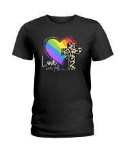 LOVE NEVER FAILS Ladies T-Shirt thumbnail