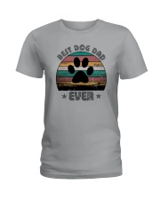 BEST DOG DAD EVER Ladies T-Shirt tile