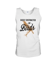 EASILY DISTRACTED BY BIRDS Unisex Tank tile