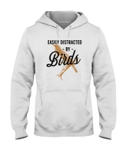 EASILY DISTRACTED BY BIRDS Hooded Sweatshirt tile