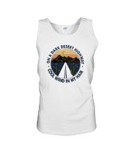 ON A DARK DESERT HIGHWAY COOL WIND IN MY HAIR Unisex Tank thumbnail