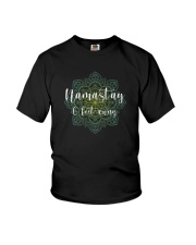 NAMAST'AY 6 FEET AWAY YOGA SYMBOL Youth T-Shirt thumbnail