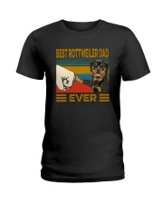 BEST Rottweiler DAD EVER Ladies T-Shirt thumbnail