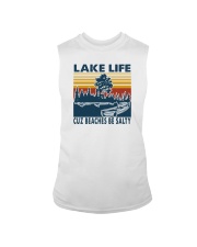 LAKE LIFE CUZ BEACHES BE SALTY vt Sleeveless Tee tile