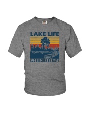 LAKE LIFE CUZ BEACHES BE SALTY vt Youth T-Shirt tile