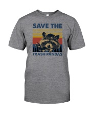 SAVE THE TRASH PANDAS Classic T-Shirt front