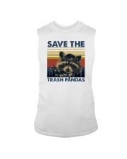 SAVE THE TRASH PANDAS Sleeveless Tee tile