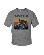 SAVE THE TRASH PANDAS Youth T-Shirt tile