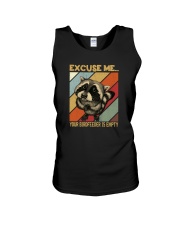 EXCUSE ME RACCOON Unisex Tank tile