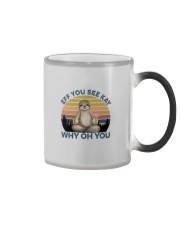 EFF YOU SEE KAY SLOTH Color Changing Mug thumbnail