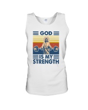 GOD IS MY STRENGTH Unisex Tank tile