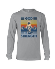 GOD IS MY STRENGTH Long Sleeve Tee tile