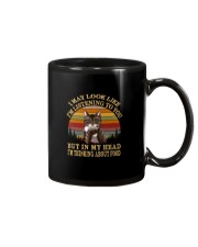 IN MY HEAD I'M THINKING ABOUT FOOD Mug thumbnail
