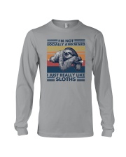I JUST REALLY LIKE SLOTHS Long Sleeve Tee tile
