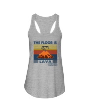 THE FLOOR IS LAVA EVERYONE POMPEII Ladies Flowy Tank tile