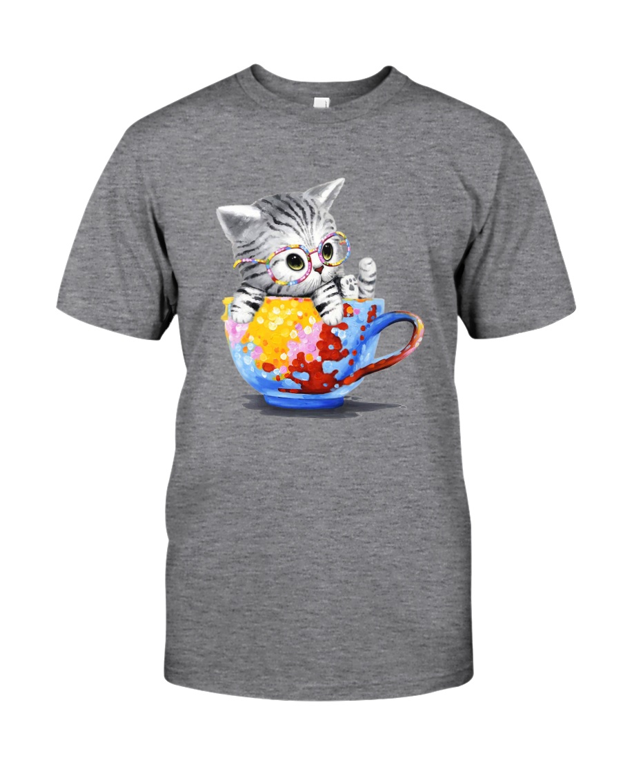 KITTY ON CUP HAND Classic T-Shirt
