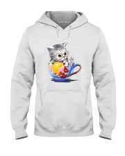 KITTY ON CUP HAND Hooded Sweatshirt thumbnail