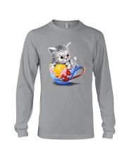 KITTY ON CUP HAND Long Sleeve Tee thumbnail